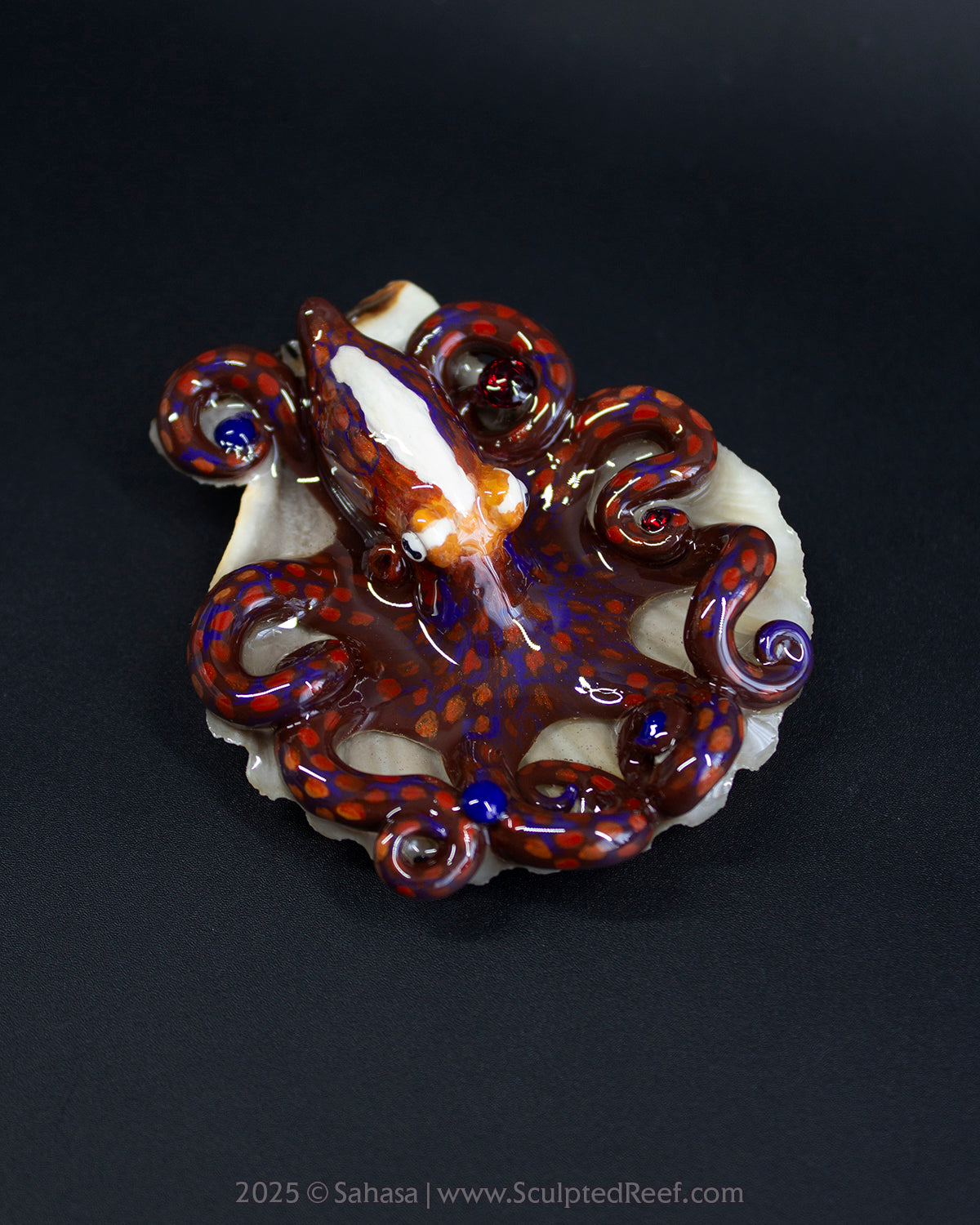 LORELEI - Shelltopus - OOAK Day Octopus Sculpture