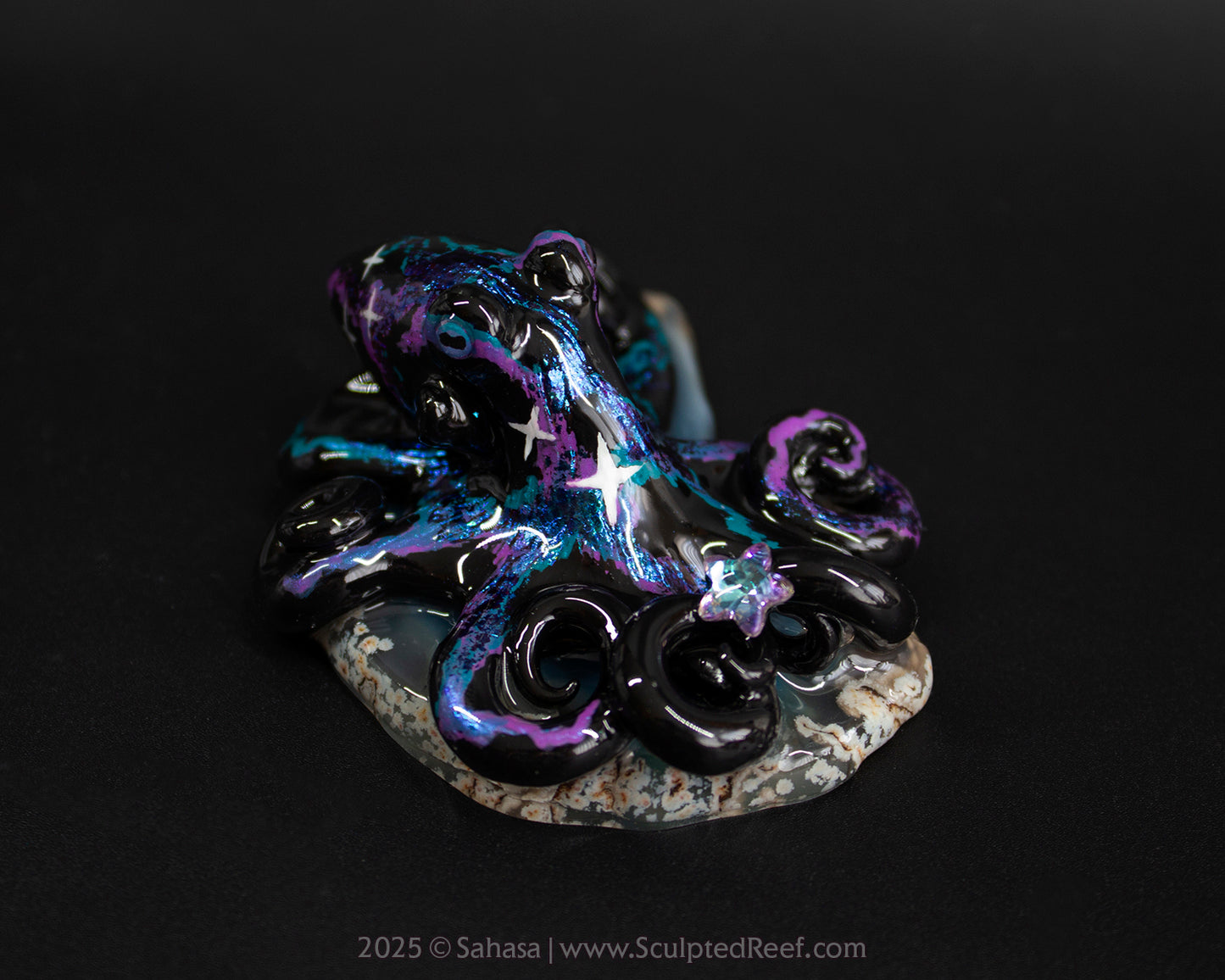 VIVIANA - OOAK Nebula Star Guardian Octopus Sculpture