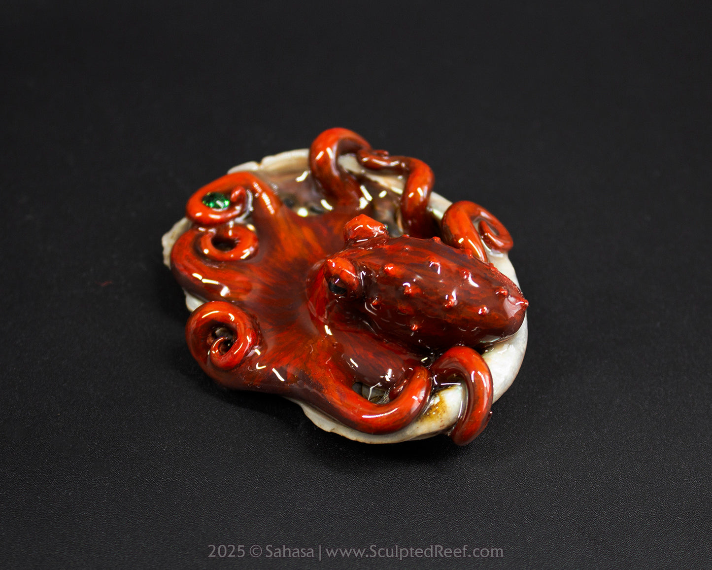 JASPER - Shelltopus (Baby) - OOAK Giant Pacific Octopus Sculpture
