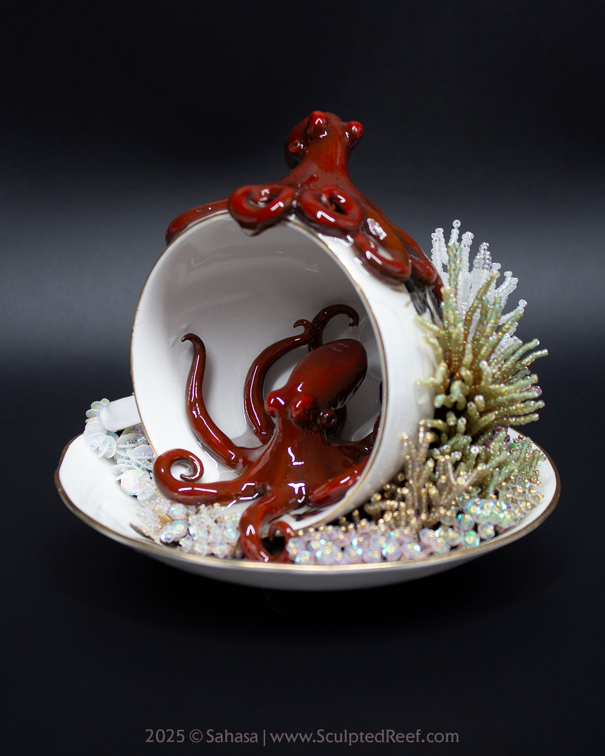 No.15 "Majestic" Sculpted Reef Series - Giant Pacific Octopus Sculpture