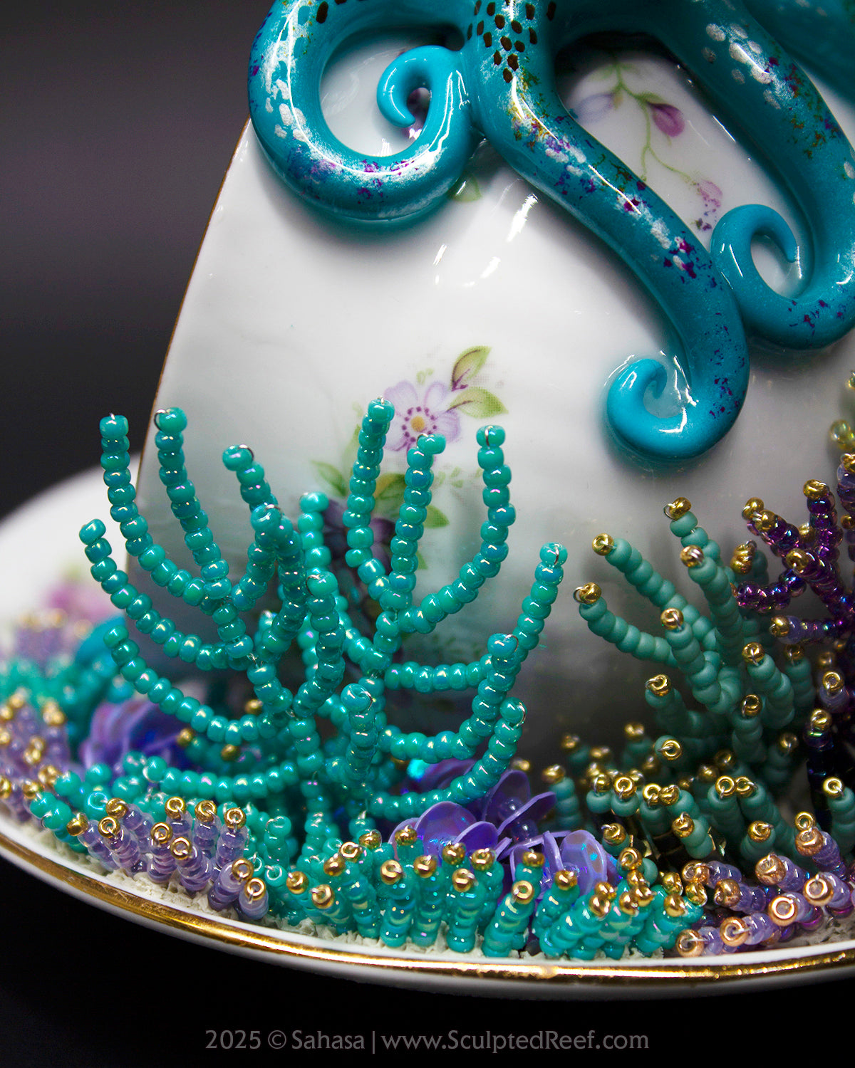 No.17 "Reef Dreams VII" Sculpted Reef Series - Caribbean Reef Octopus Sculpture