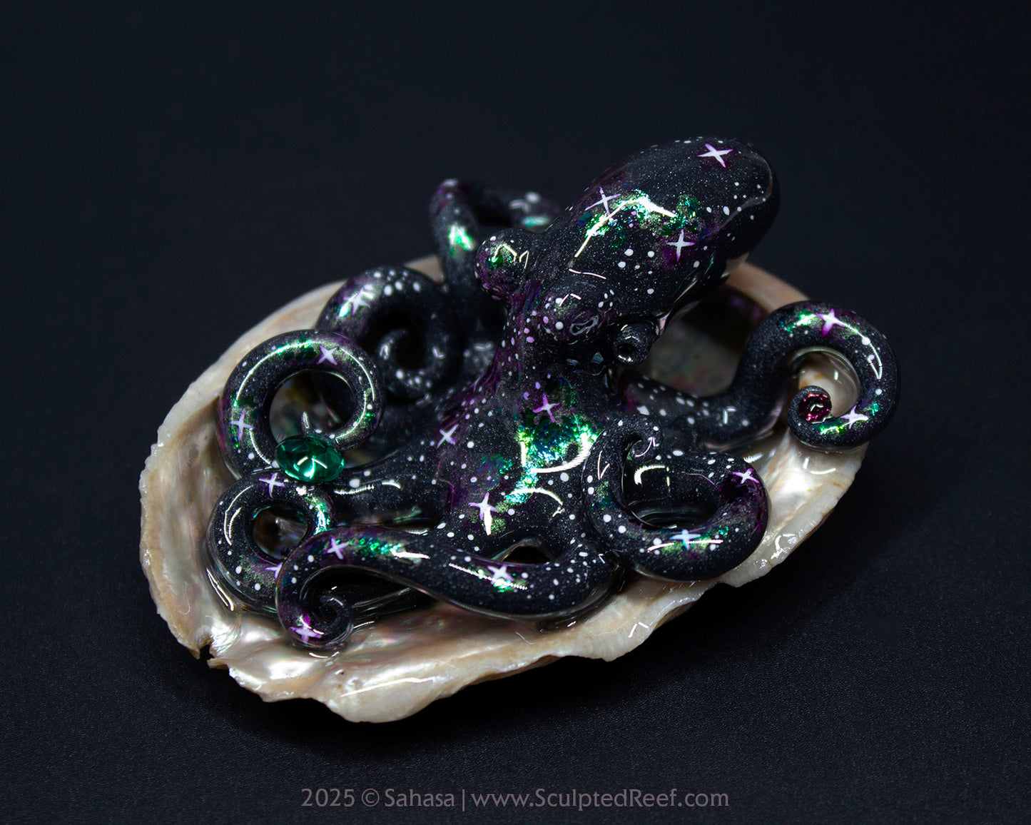SIDRA - Shelltopus - OOAK Nebula Octopus Sculpture
