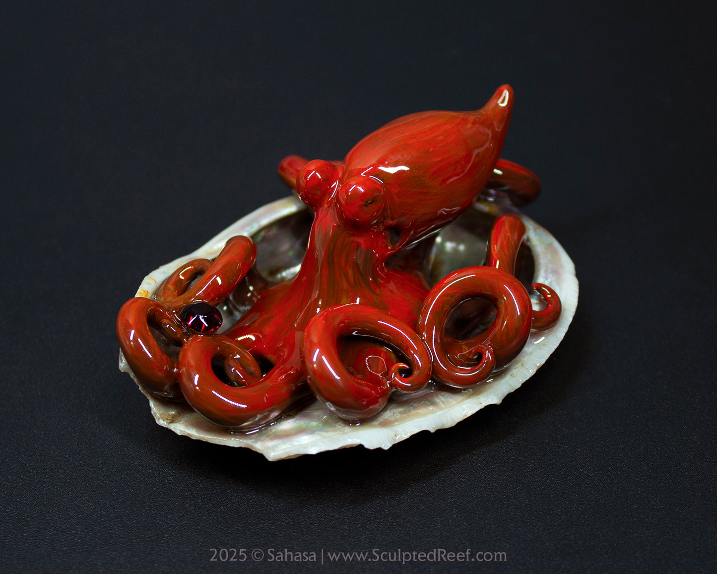 MALEA - Shelltopus - OOAK Giant Pacific Octopus Sculpture