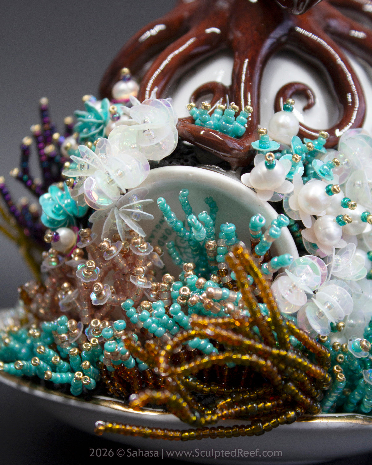No.21 "Octopus Garden XI" Sculpted Reef Series - Giant Pacific Octopus Sculpture