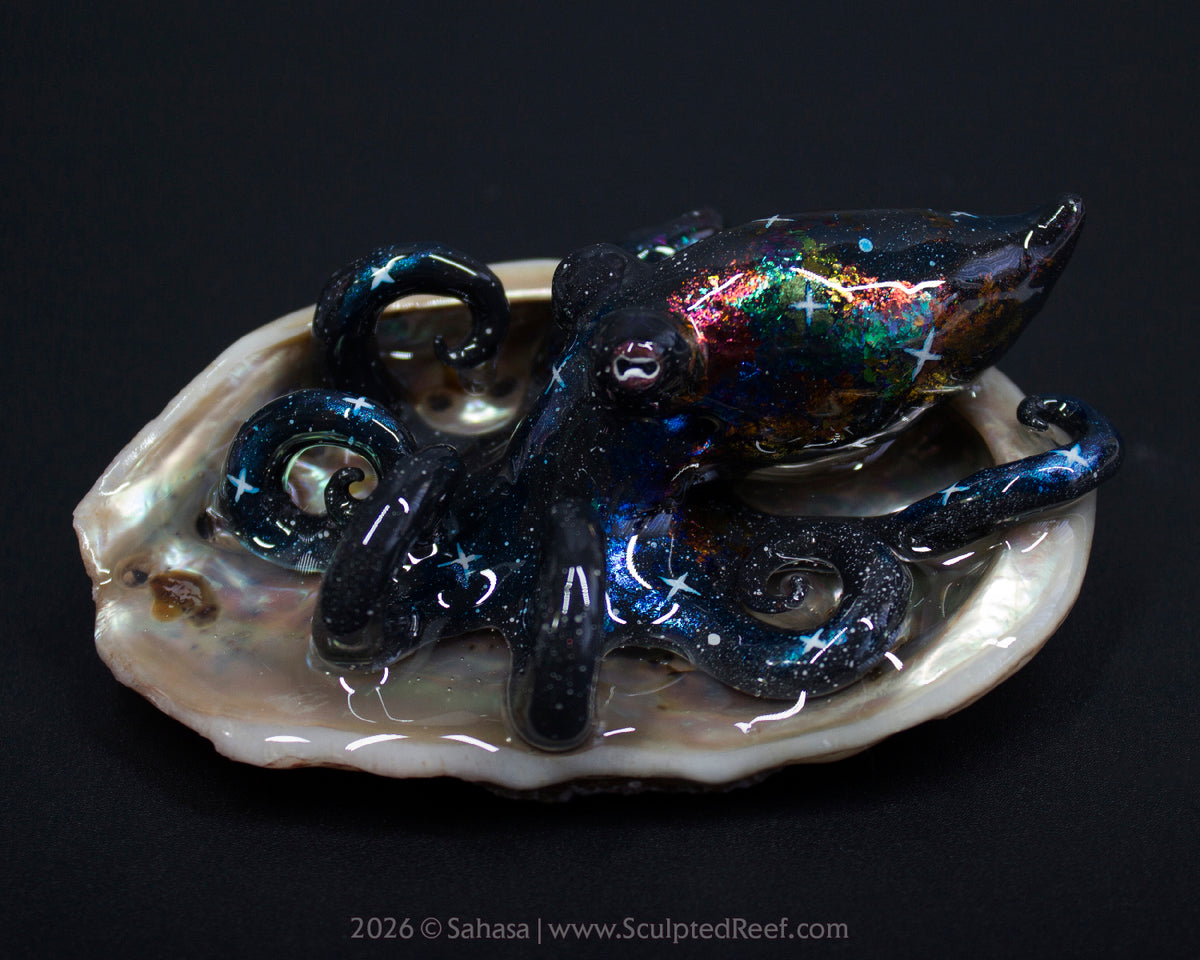 MEROPE - Shelltopus - OOAK Nebula Octopus Sculpture