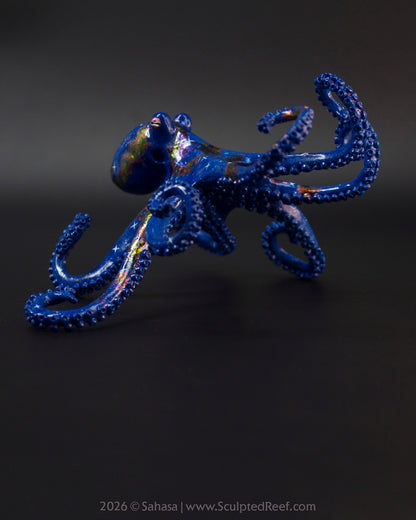 ANDROMEDA - 120 x 125 x 80mm - OOAK Nebula Octopus Sculpture