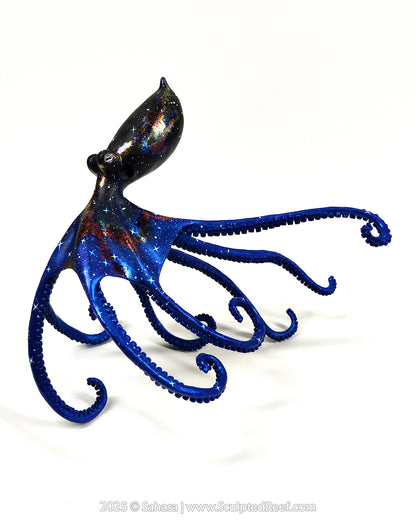 HALCYON - 145 x 185 x 145mm - OOAK Nebula Octopus Sculpture