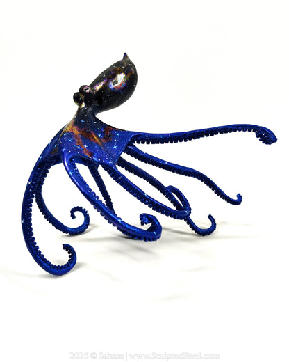 HALCYON - 145 x 185 x 145mm - OOAK Nebula Octopus Sculpture