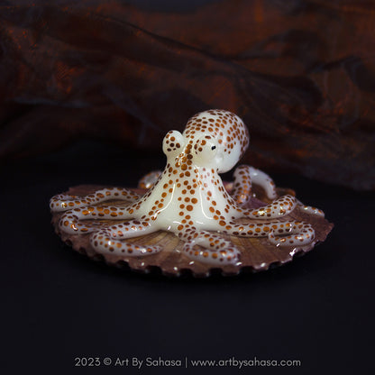 HELENA - Shelltopus (Large) - OOAK Baby Giant Pacific Octopus Sculpture