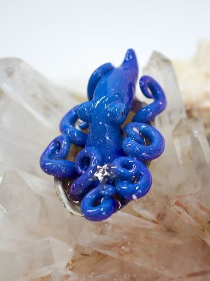 PAX - Shelltopus (Baby) - OOAK Star Guardian Octopus Sculpture