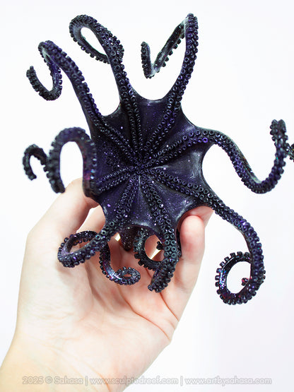 CARINA - 130 x 145 x 105mm - OOAK Nebula Octopus Sculpture