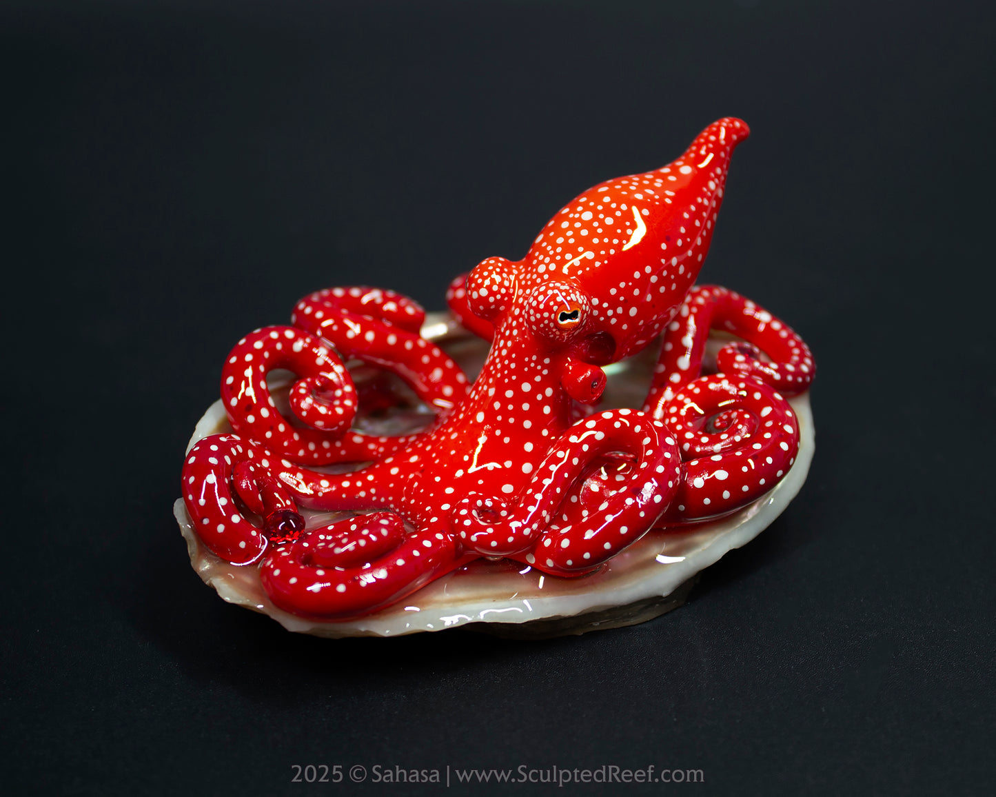 MAZU  - Shelltopus (Large) - OOAK Starry Night Octopus Sculpture