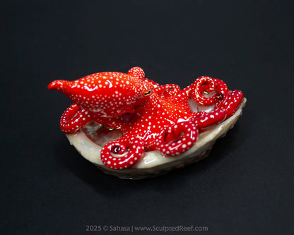 MAZU  - Shelltopus (Large) - OOAK Starry Night Octopus Sculpture