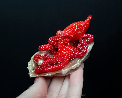 LUCIA - Shelltopus (Large) - OOAK Starry Night Octopus Sculpture