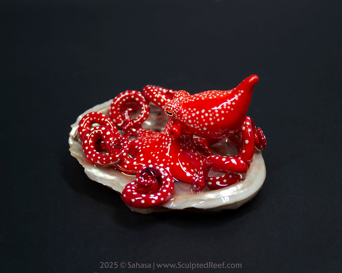 SEDNA - Shelltopus (Large) - OOAK Starry Night Octopus Sculpture