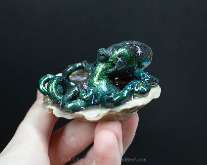 IRVING - Shelltopus (Large) - OOAK Nebula Octopus Sculpture