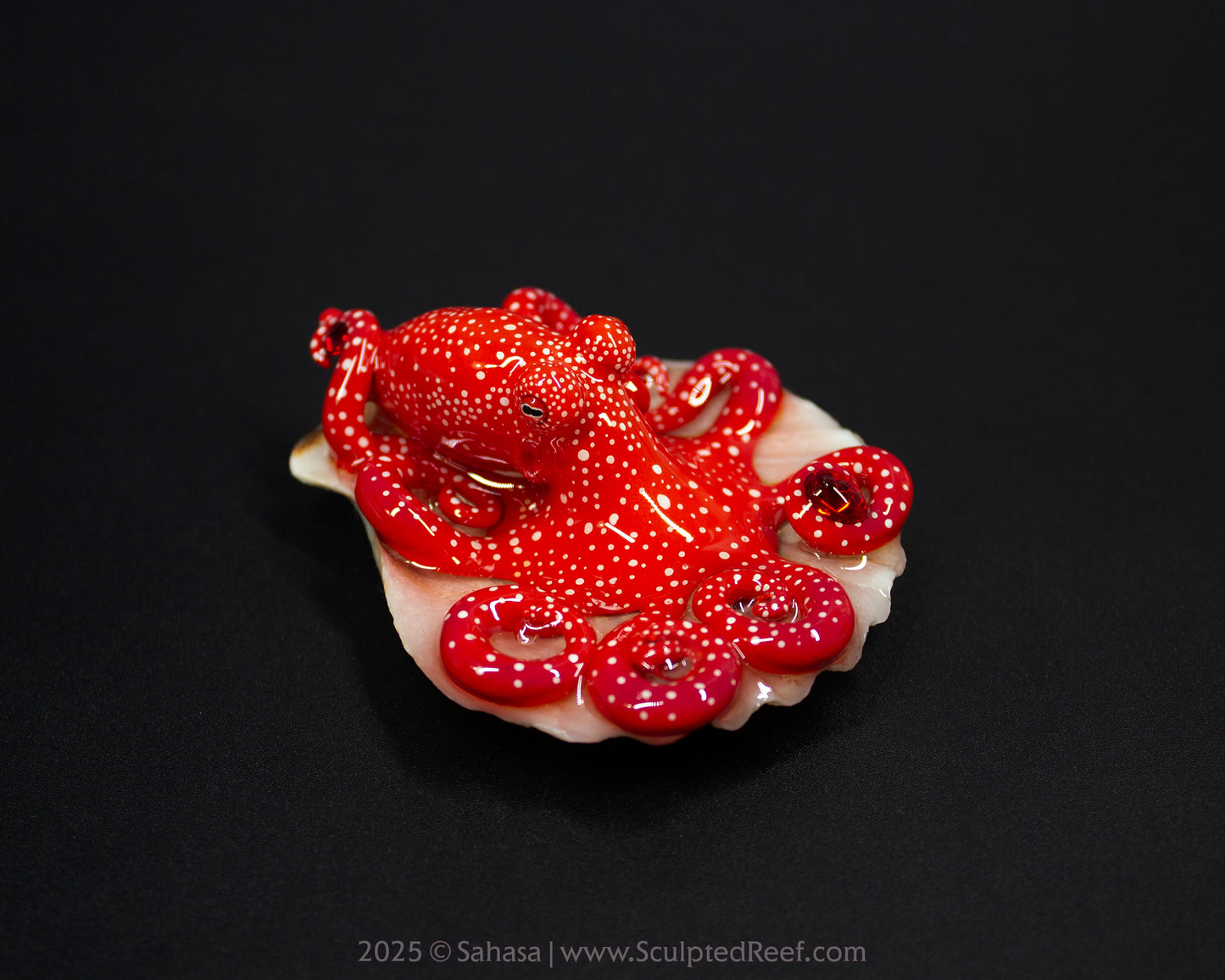 SORCHA - Shelltopus (Medium) - OOAK Starry Night Octopus Sculpture