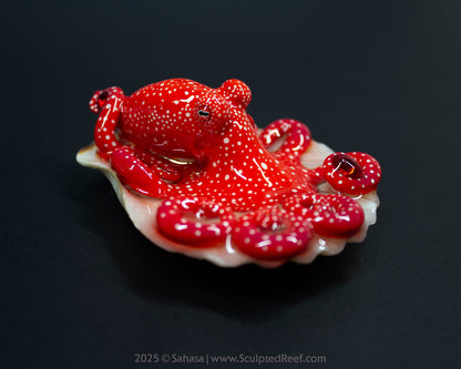 SORCHA - Shelltopus (Medium) - OOAK Starry Night Octopus Sculpture