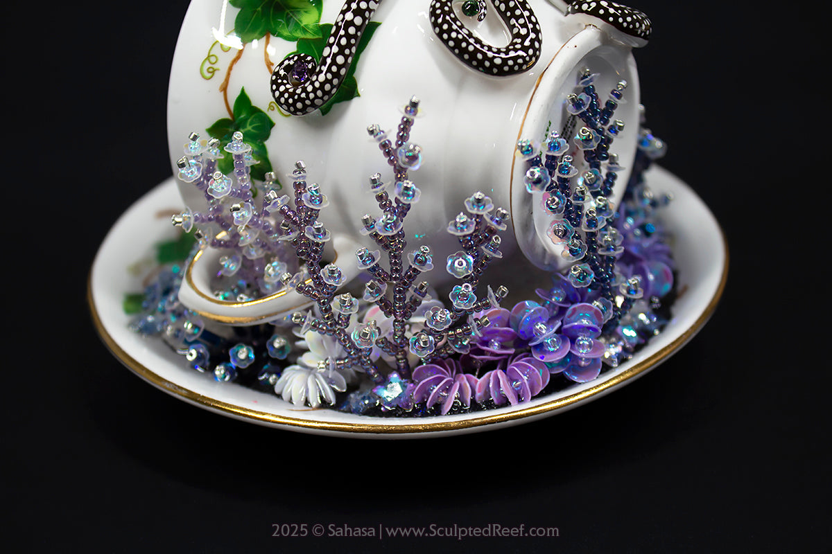 No.7 "Octopus Garden VII" - Sculpted Reef Series - Larger Pacific Striped Octopus Sculpture - Presale