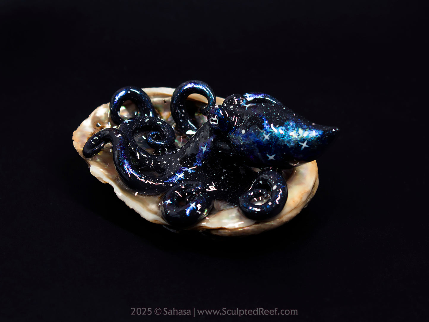 ALYA - Shelltopus (Large) - OOAK Nebula Octopus Sculpture