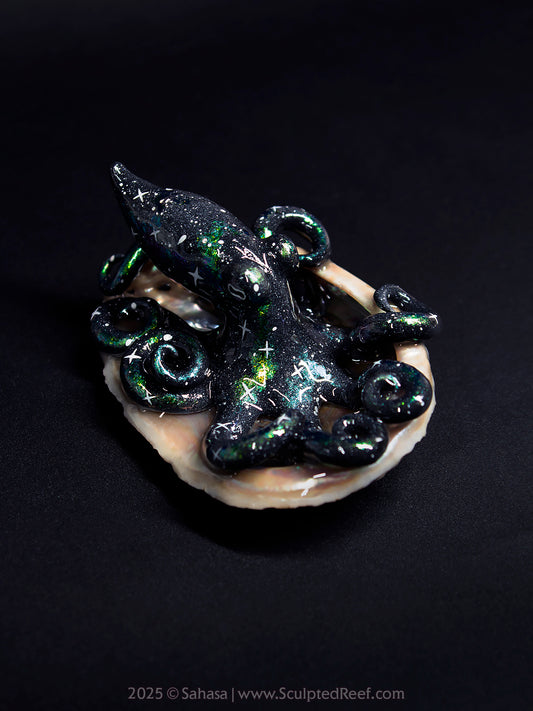 MIRA - Shelltopus - OOAK Nebula Octopus Sculpture