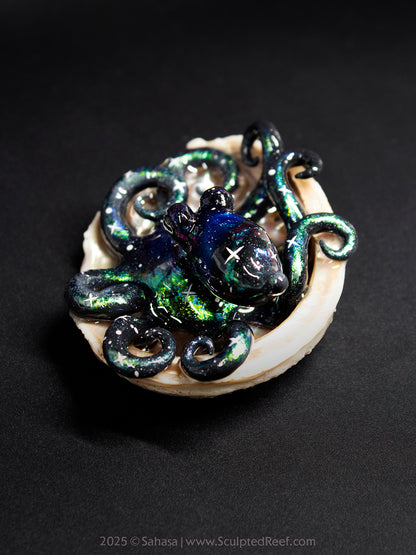 INDUS - Shelltopus (Large) - OOAK Nebula Octopus Sculpture