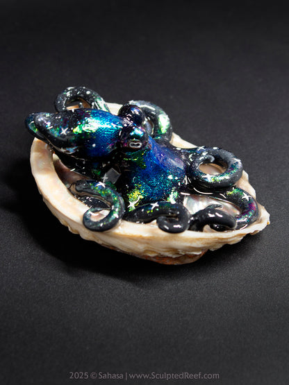 INDUS - Shelltopus (Large) - OOAK Nebula Octopus Sculpture