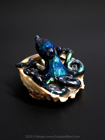 INDUS - Shelltopus (Large) - OOAK Nebula Octopus Sculpture