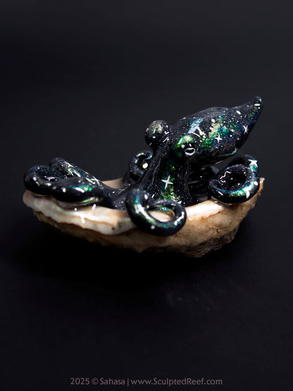 MIRA - Shelltopus (Large) - OOAK Nebula Octopus Sculpture