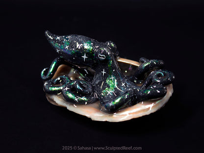 MIRA - Shelltopus (Large) - OOAK Nebula Octopus Sculpture