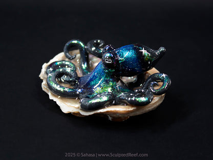 INDUS - Shelltopus (Large) - OOAK Nebula Octopus Sculpture