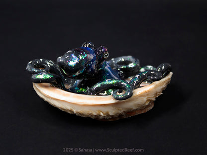 INDUS - Shelltopus (Large) - OOAK Nebula Octopus Sculpture
