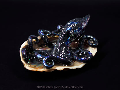 ALYA - Shelltopus (Large) - OOAK Nebula Octopus Sculpture