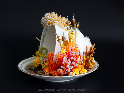 No.8 "Octopus Garden VIII" - Sculpted Reef Series - Blue Ringed Octopus Sculpture