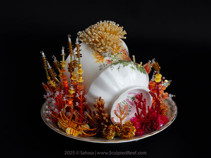No.8 "Octopus Garden VIII" - Sculpted Reef Series - Blue Ringed Octopus Sculpture