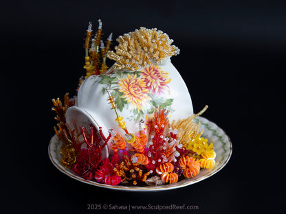 No.8 "Octopus Garden VIII" - Sculpted Reef Series - Blue Ringed Octopus Sculpture