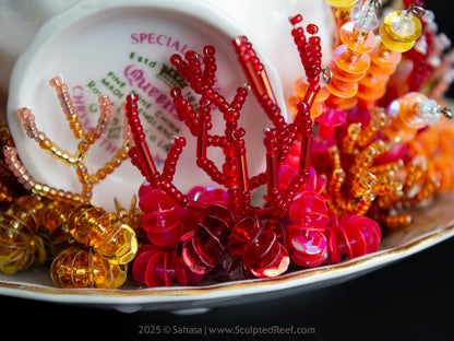 No.8 "Octopus Garden VIII" - Sculpted Reef Series - Blue Ringed Octopus Sculpture