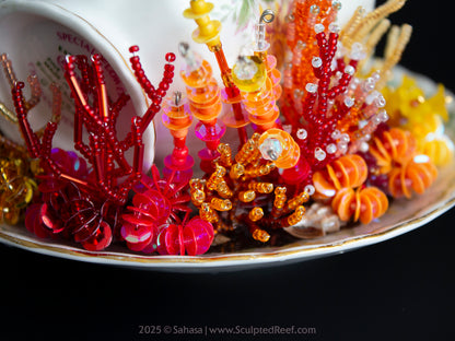 No.8 "Octopus Garden VIII" - Sculpted Reef Series - Blue Ringed Octopus Sculpture