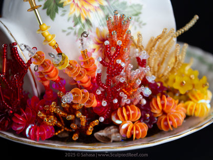 No.8 "Octopus Garden VIII" - Sculpted Reef Series - Blue Ringed Octopus Sculpture
