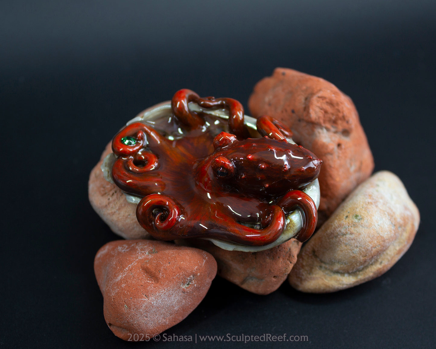 JASPER - Shelltopus (Baby) - OOAK Giant Pacific Octopus Sculpture
