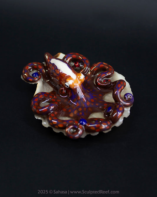 LORELEI - Shelltopus - OOAK Day Octopus Sculpture