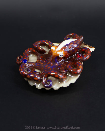 LORELEI - Shelltopus - OOAK Day Octopus Sculpture