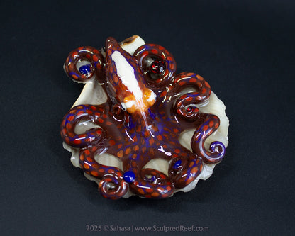 LORELEI - Shelltopus - OOAK Day Octopus Sculpture