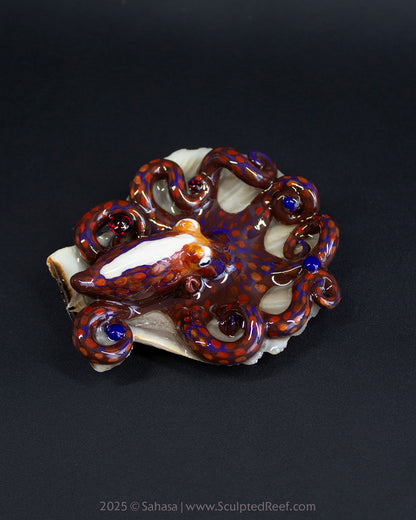 LORELEI - Shelltopus - OOAK Day Octopus Sculpture