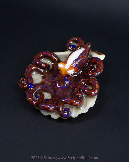 LORELEI - Shelltopus - OOAK Day Octopus Sculpture