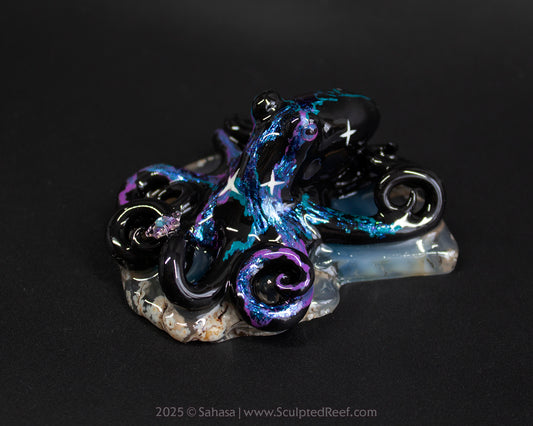 VIVIANA - OOAK Nebula Star Guardian Octopus Sculpture