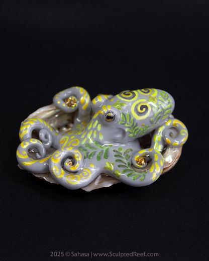 FELIX - Shelltopus (Baby) - OOAK Octopus Sculpture