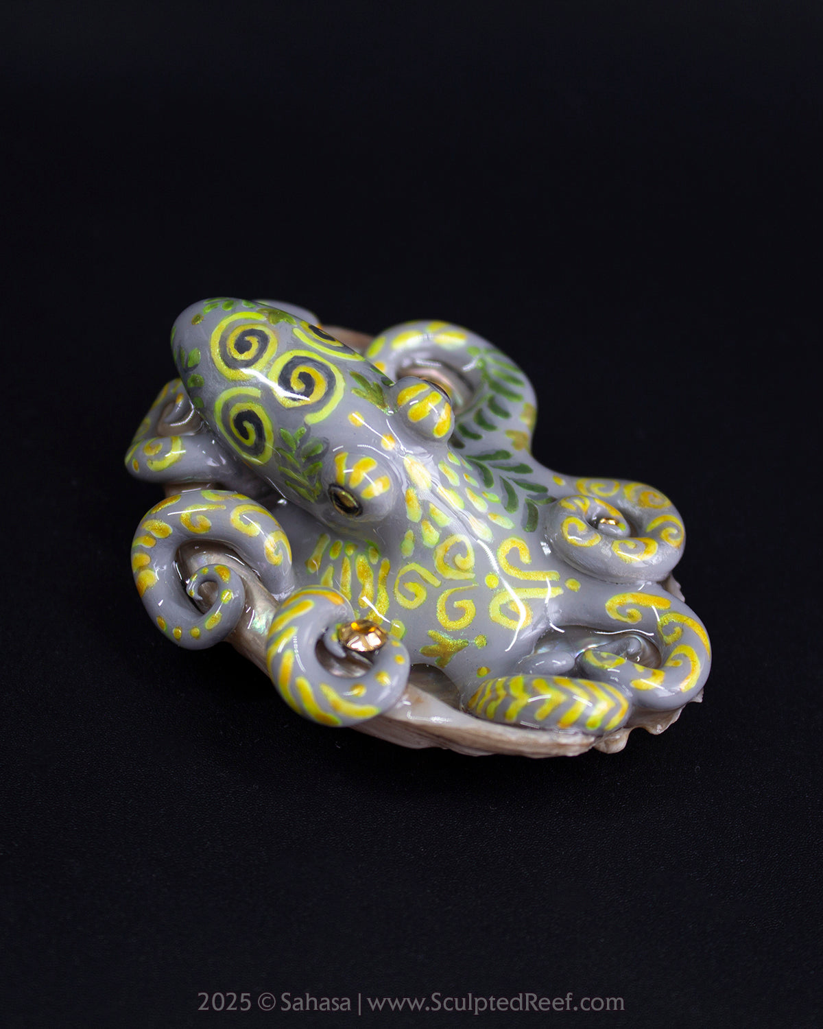 FELIX - Shelltopus (Baby) - OOAK Octopus Sculpture