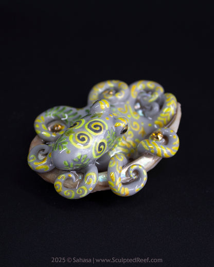 FELIX - Shelltopus (Baby) - OOAK Octopus Sculpture