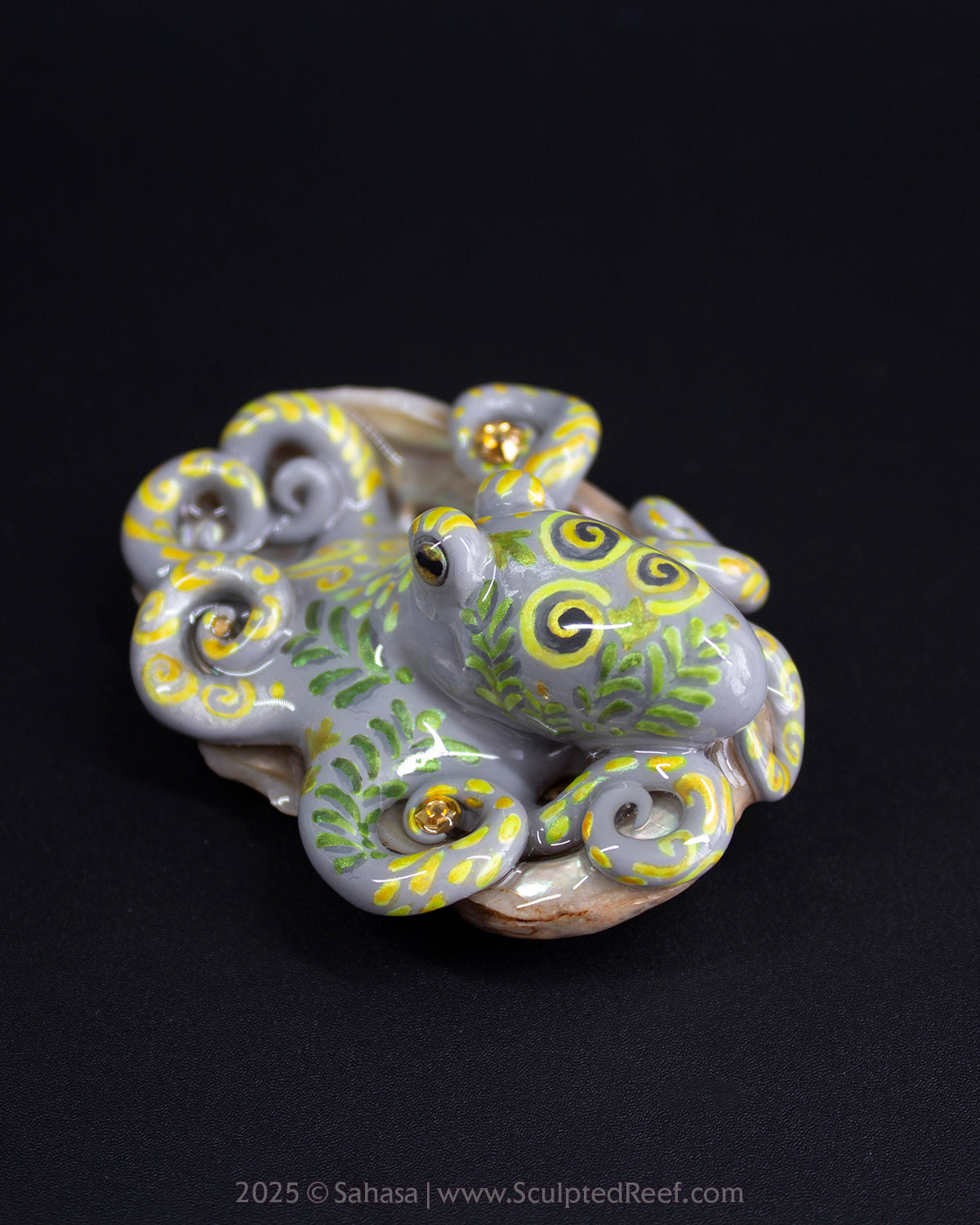 FELIX - Shelltopus (Baby) - OOAK Octopus Sculpture